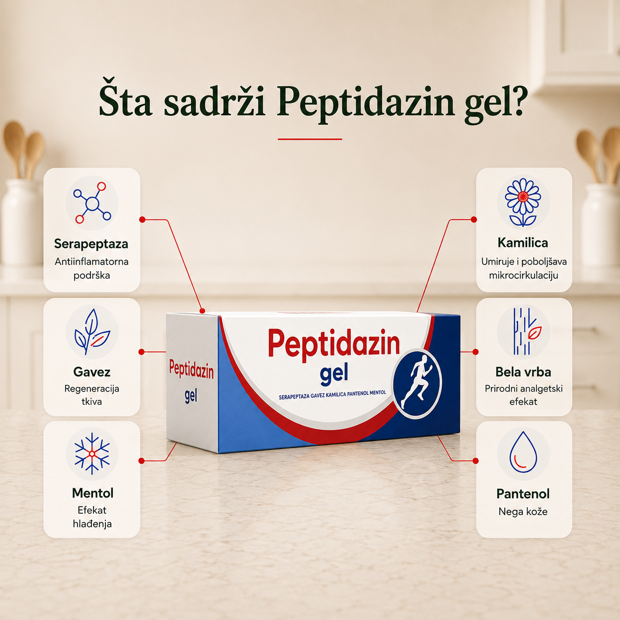 Peptidazin gel 3