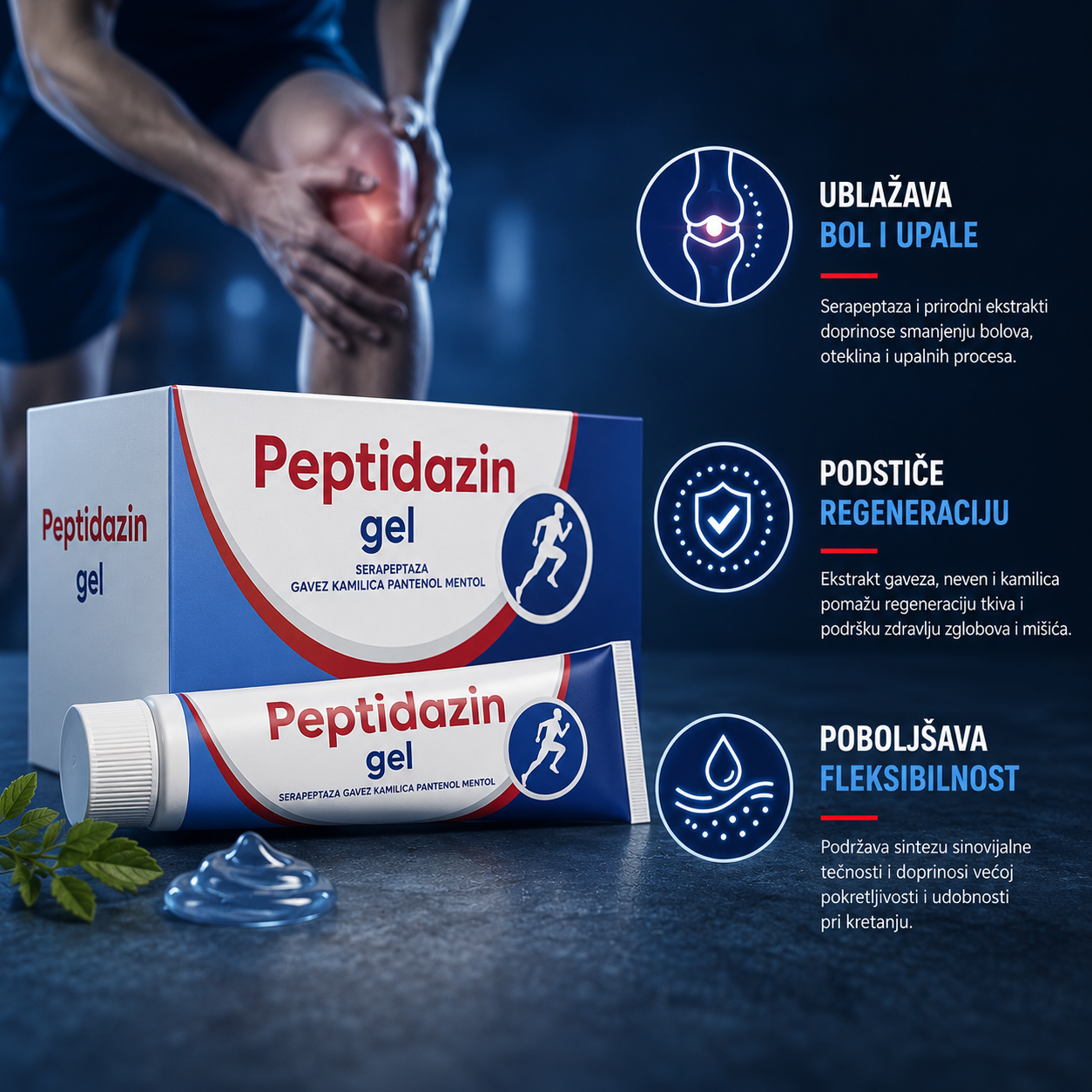 Peptidazin gel