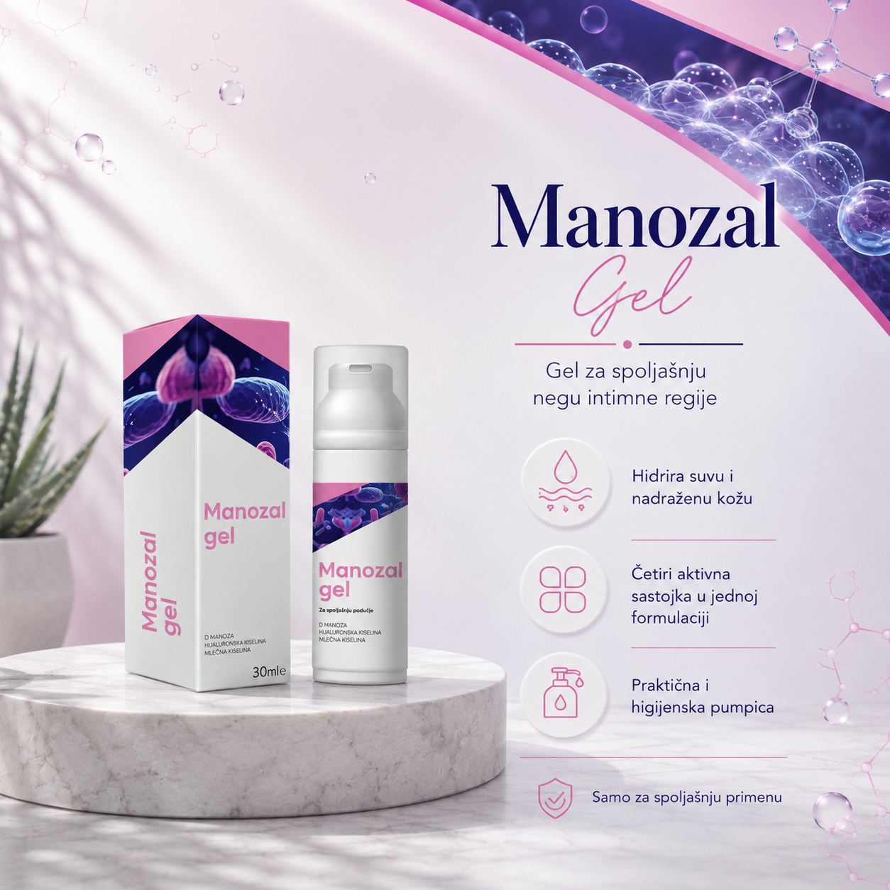 Manozal gel
