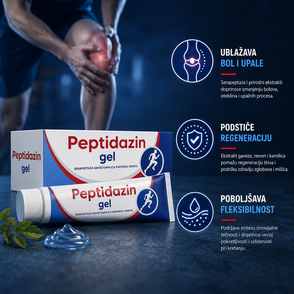 Peptidazin gel