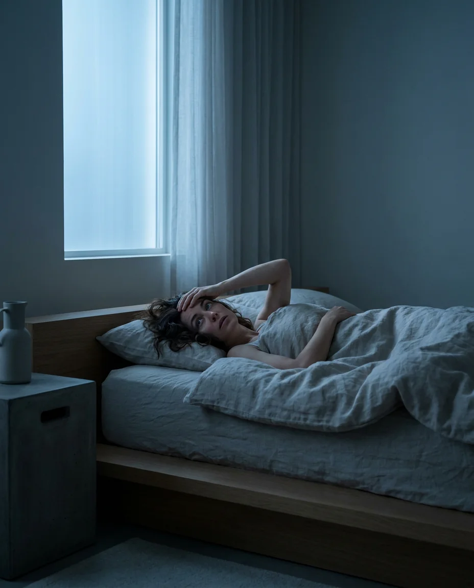 Budan u krevetu usred noći
